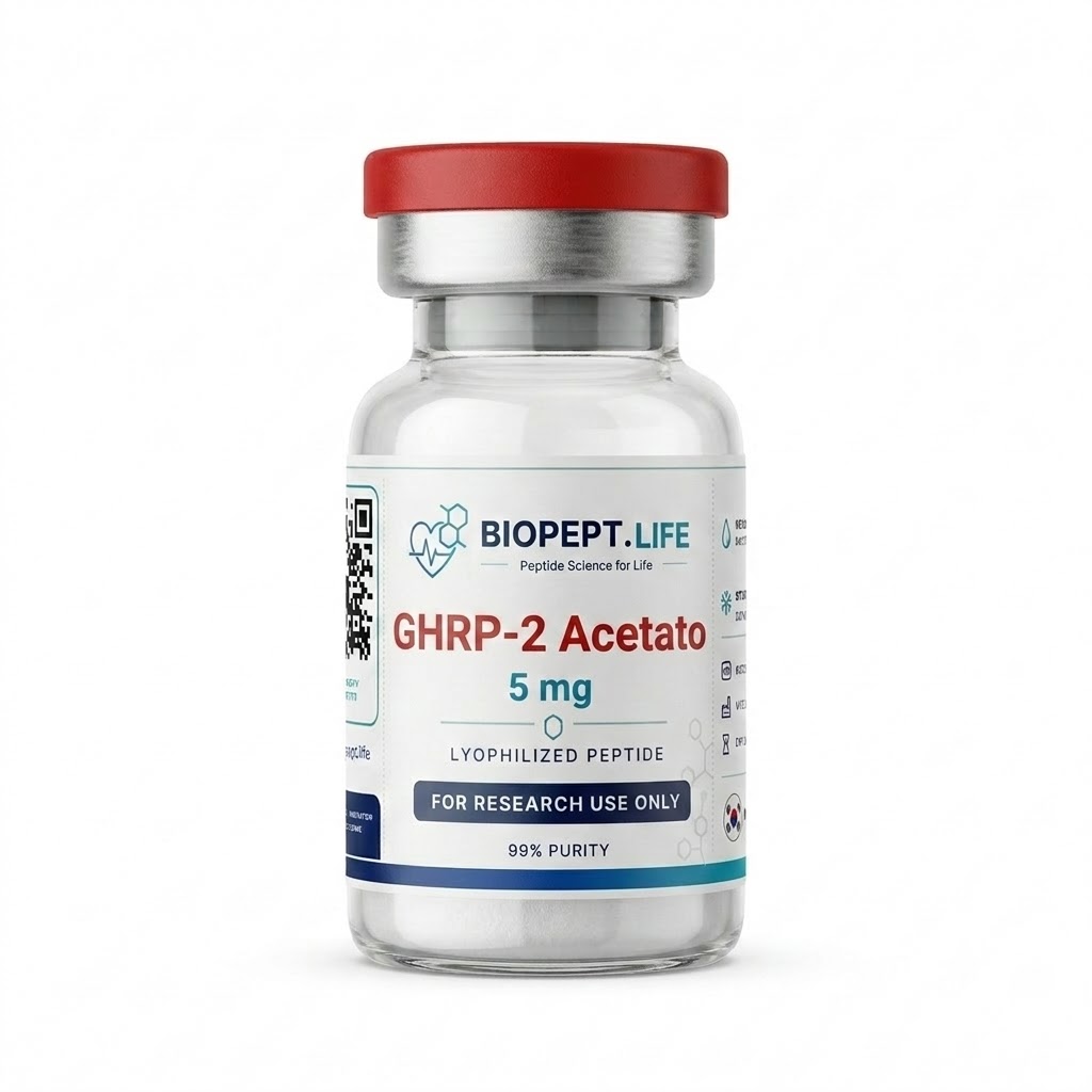Vial de GHRP-2 Acetato 5 mg - Biopept Life