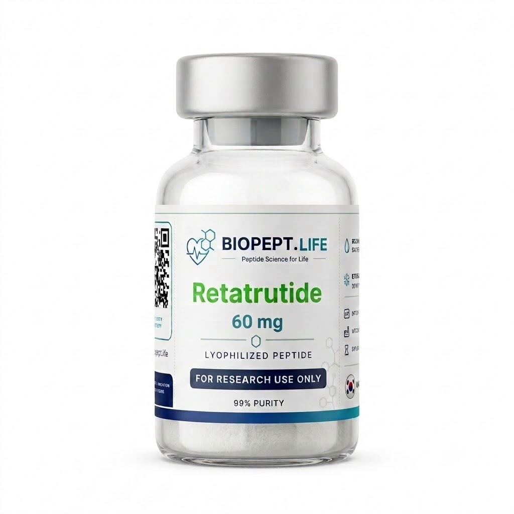 Vial de Retatrutide 60 mg - Biopept Life