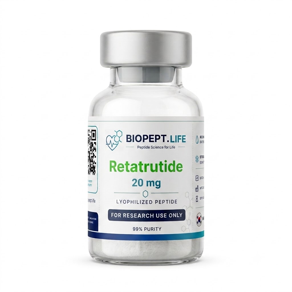 Vial de Retatrutide 20 mg - Biopept Life