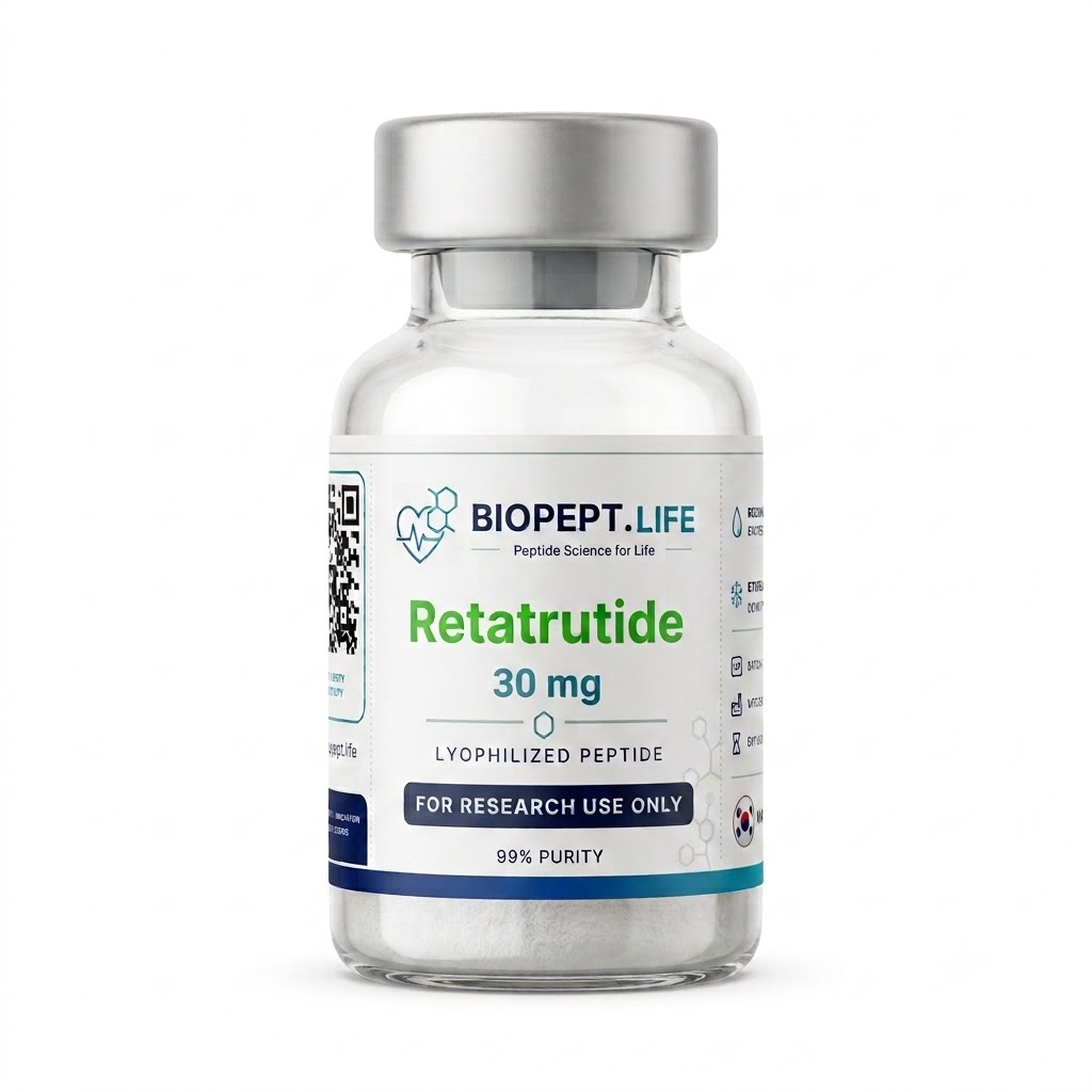 Vial de Retatrutide 30 mg - Biopept Life