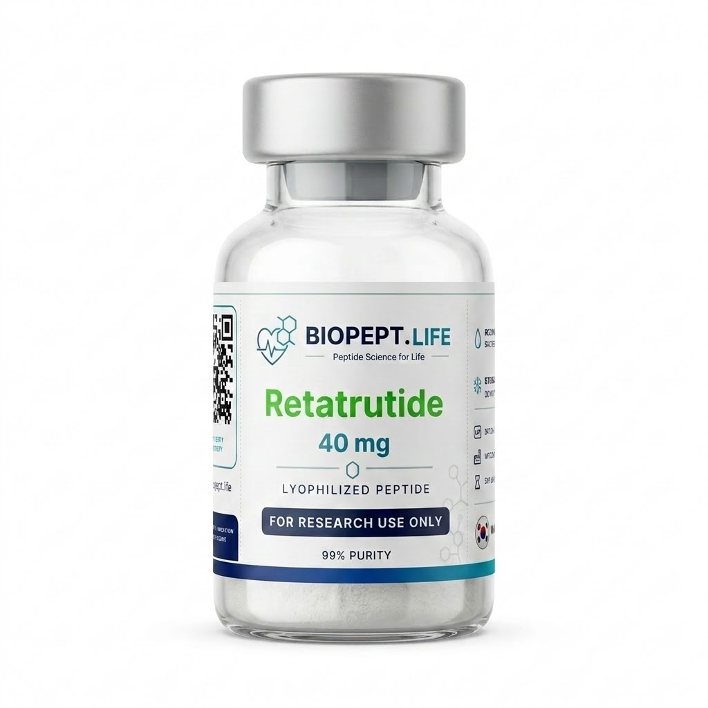 Vial de Retatrutide 40 mg - Biopept Life