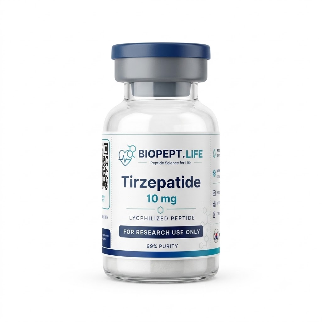 Vial de Tirzepatide 10 mg - Biopept Life