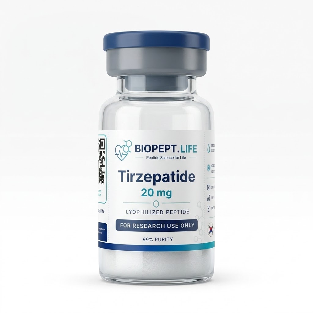 Vial de Tirzepatide 20 mg - Biopept Life