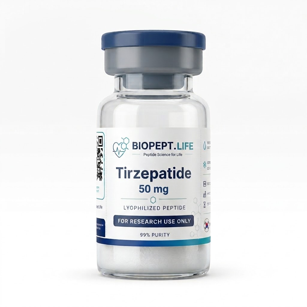 Vial de Tirzepatide 50 mg - Biopept Life