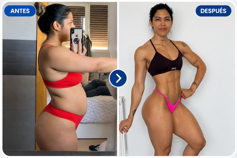 Antes y después - paciente Biopept Life